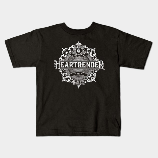 Shadow and Bone: Heartrender (monochrome) Kids T-Shirt by firlachiel